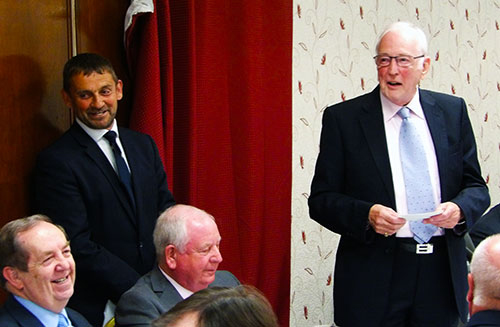 Pictured from left to right, are: John Turpin, David Thomas, Harry Cox and Peter Greathead. Pictured from left to right, are: John Turpin, David Thomas, Harry Cox and Peter Greathead.