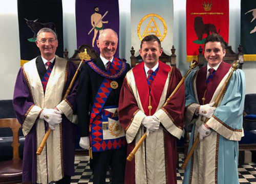 Pictured from left to right, are: John Chapman, Barry Jameson, Tony Rigby and Joe Codling. Pictured from left to right, are: John Chapman, Barry Jameson, Tony Rigby and Joe Codling.