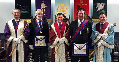 Pictured from left to right, are: John Chapman, Gordon Ivett, Tony Rigby, Kevin Croft and Joe Codling. Pictured from left to right, are: John Chapman, Gordon Ivett, Tony Rigby, Kevin Croft and Joe Codling.