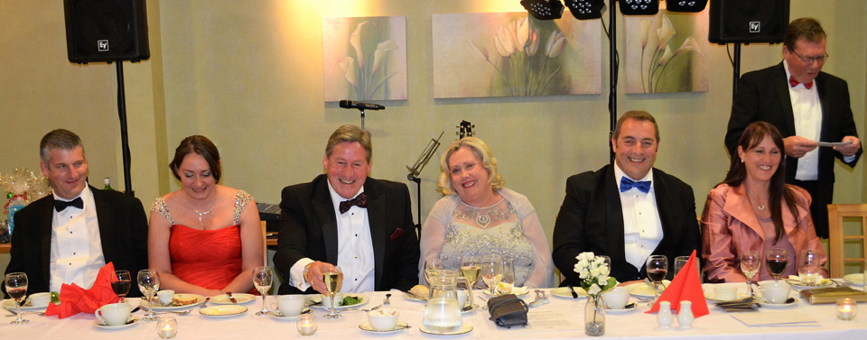 Pictured from left to right, are: Chris and Clare Larder, Neil and Lorraine McGill, Scott and Karen Devine and Nigel Parrish. Pictured from left to right, are: Chris and Clare Larder, Neil and Lorraine McGill, Scott and Karen Devine and Nigel Parrish.