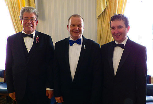 The working tools trio, pictured from left to right, are; Andrew Fraser, Derek Haigh and Mark Curtis. The working tools trio, pictured from left to right, are; Andrew Fraser, Derek Haigh and Mark Curtis.