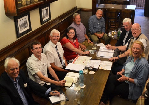 Final planning at the centre of operations, Dr Duncan’s. Final planning at the centre of operations, Dr Duncan’s.