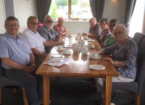Pictured, clockwise from left, are: Adrian Dean, Mick Norris, Dennis Read, Cath Read, Bill Swindlehurst, Hilda Swindlehurst, Barbara Norris and Elaine Dean. Pictured, clockwise from left, are: Adrian Dean, Mick Norris, Dennis Read, Cath Read, Bill Swindlehurst, Hilda Swindlehurst, Barbara Norris and Elaine Dean.