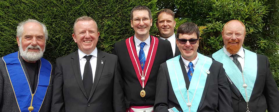 Pictured from left to right, at Penwortham Gala are: Paul Boardman, Peter Gibbons, Andy Sumner, Joe Kawalski, Peter Hainsworth and Simon Brooks