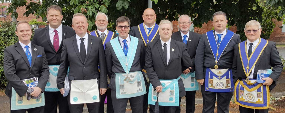 Pictured from left to right, at Leyland Festival are: Michael Kipping, Joe Kawalski, Peter Gibbons, Dave Coulson, Peter Hainsworth, Dave Bishop, Rob Parkinson, Alan Welburn, Andrew Ashton and Des Hatton