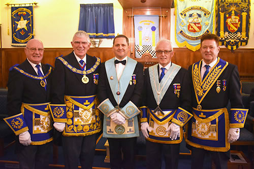 Pictured from left to right, are: David Grainger, Tony Harrison, Paul Musgrave, Derek Forrest and group chairman Peter Schofield. Pictured from left to right, are: David Grainger, Tony Harrison, Paul Musgrave, Derek Forrest and group chairman Peter Schofield.