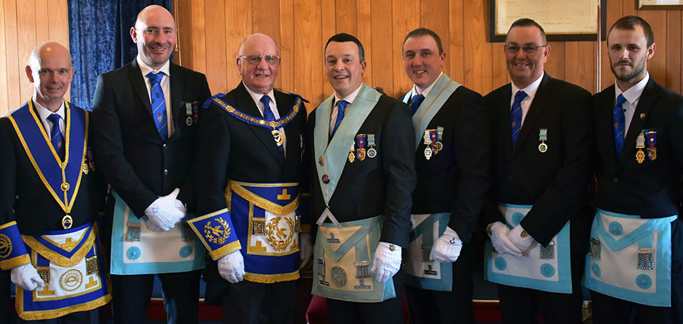 Pictured from left to right, are: Group secretary Alan Pattinson, Paul Williams, David Grainger, Carl Hallows, Craig Boothroyd, Allan Whittaker and Brett Newsham.