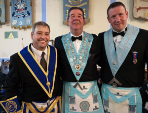 Pictured from left to right, are: David Boswell, Mark Hellis and Anthony Ellis.
