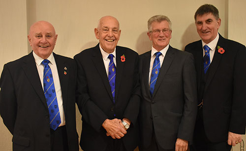 Pictured from left to right, are; Frank Pearson, Bill Edmonds, Tony Nevinson and Terry Pearson. Pictured from left to right, are; Frank Pearson, Bill Edmonds, Tony Nevinson and Terry Pearson.