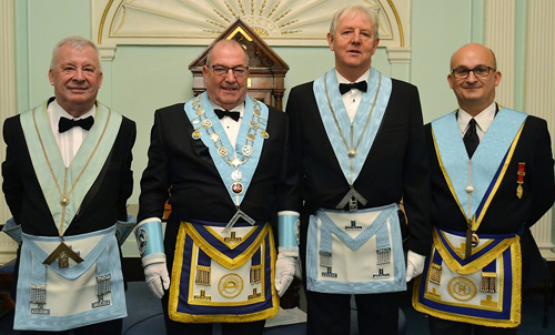 Pictured left to right, are: Phil Clements, Adrian McLaughlin, Colin Harrop and Oliver Winder Pictured left to right, are: Phil Clements, Adrian McLaughlin, Colin Harrop and Oliver Winder