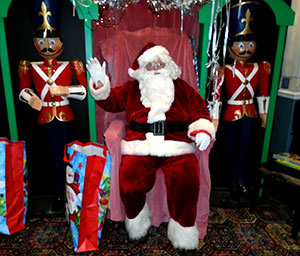 Pictured: Don Carton as Father Christmas. Pictured: Don Carton as Father Christmas.