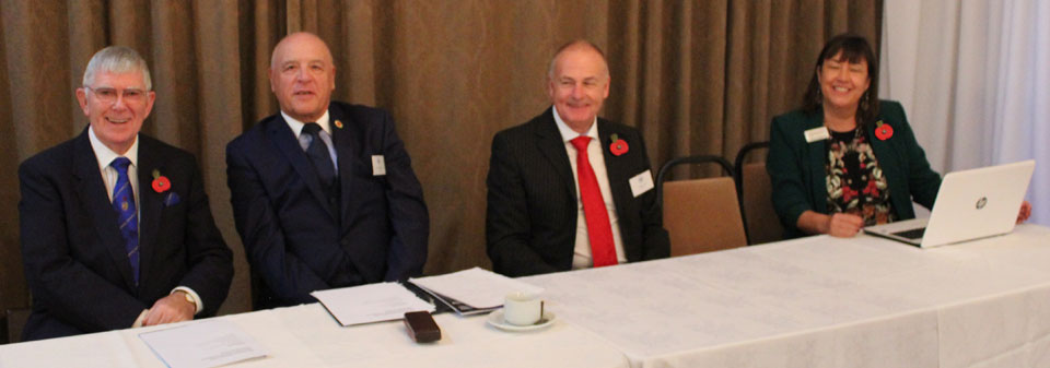 Pictured from left to right, are: Tony Harrison, Steve Kayne, Howard Lloyd WLFC Finance Manager and Simone Enefer-Doy. Pictured from left to right, are: Tony Harrison, Steve Kayne, Howard Lloyd WLFC Finance Manager and Simone Enefer-Doy.