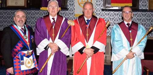 Pictured from left to right, are: Christopher Butterfield, Ken Bradley, Mark Mellor and John McKenzie Pictured from left to right, are: Christopher Butterfield, Ken Bradley, Mark Mellor and John McKenzie