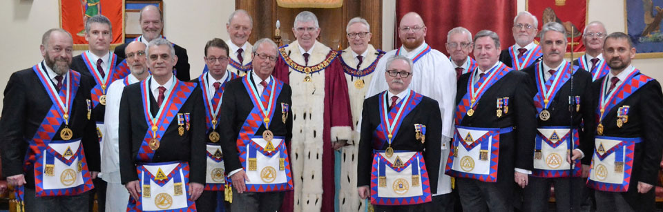 Tony Harrison (centre), with members of the Provincial team, together with the Lancaster and District Group Chairman Neil McGill (front row, third from right). Tony Harrison (centre), with members of the Provincial team, together with the Lancaster and District Group Chairman Neil McGill (front row, third from right).