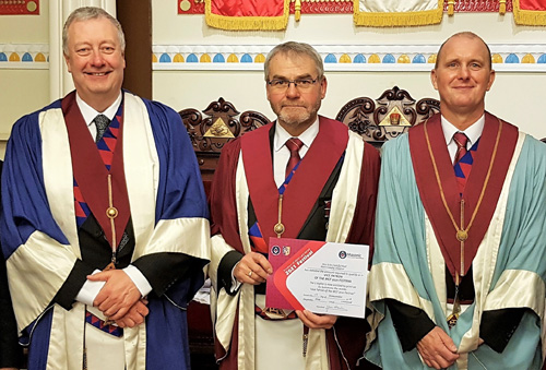 Pictured from left to right, are: Andrew Beddeson, Barry Fletcher, David Byrne Pictured from left to right, are: Andrew Beddeson, Barry Fletcher, David Byrne