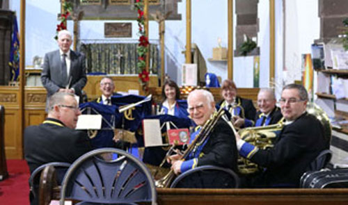 Cadishead Public Band after an excellent performance. Cadishead Public Band after an excellent performance.