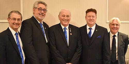 Pictured from left to right, are; David Ozanne, Ron Hiseman, David Baker, Peter Schofield and Owen Osmotherley. Pictured from left to right, are; David Ozanne, Ron Hiseman, David Baker, Peter Schofield and Owen Osmotherley.