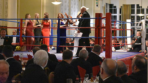 Group charity steward Richard Wilcock conducts the auction. Group charity steward Richard Wilcock conducts the auction.