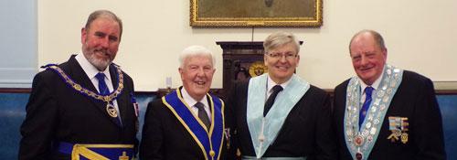 Pictured from left to right, are: Frank Umbers, Gordon Hughes, Philip Hughes and Ken Hornby. Pictured from left to right, are: Frank Umbers, Gordon Hughes, Philip Hughes and Ken Hornby.