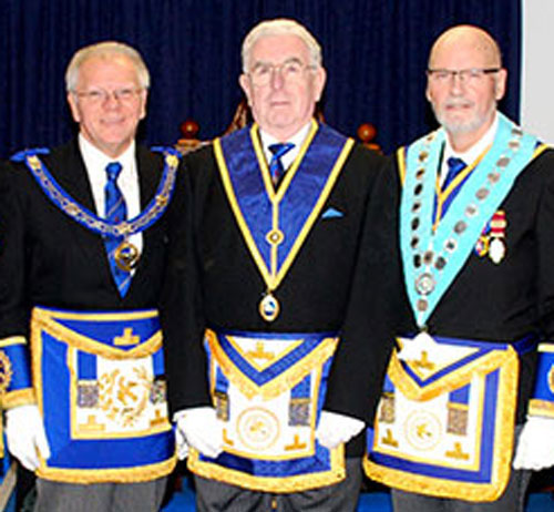 Pictured from left to right, are: Derek Parkinson, Gordon Martin and Mike Melia.