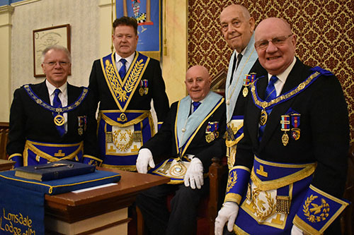 Pictured from left to right, are; Derek Parkinson, Peter Schofield, Frank Pearson, Bill Edmonds and David Grainger. Pictured from left to right, are; Derek Parkinson, Peter Schofield, Frank Pearson, Bill Edmonds and David Grainger.