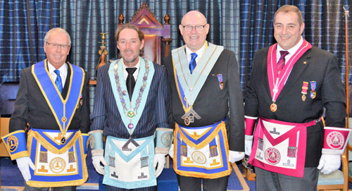 Pictured from left to right, are: Peter Pemberton, Clifton Carefoot, Andrew Thiele and Scott Devine. Pictured from left to right, are: Peter Pemberton, Clifton Carefoot, Andrew Thiele and Scott Devine.