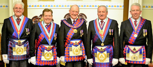 Pictured from left to right, are: Malcolm Warren, Kevin Poynton, Barry Jameson, Sam Robinson and Mark Mathews. Pictured from left to right, are: Malcolm Warren, Kevin Poynton, Barry Jameson, Sam Robinson and Mark Mathews.
