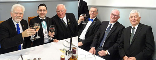 Picture left: David Randerson(left), Glen Brooks (centre) and George Brooks. Picture right: Steve Willingham (left), Damon Tait (centre) and Ian Glass. Picture left: David Randerson(left), Glen Brooks (centre) and George Brooks. Picture right: Steve Willingham (left), Damon Tait (centre) and Ian Glass.