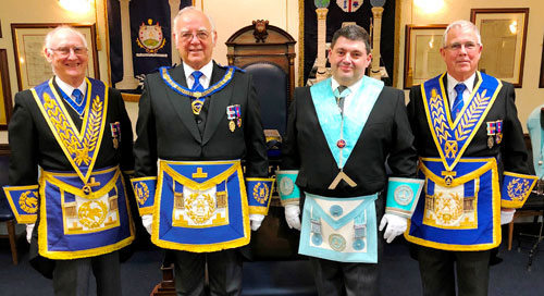 Pictured from left to right, are: Ray Martland, David Ogden, Alex Hammond and Geoffrey Porter. Pictured from left to right, are: Ray Martland, David Ogden, Alex Hammond and Geoffrey Porter.