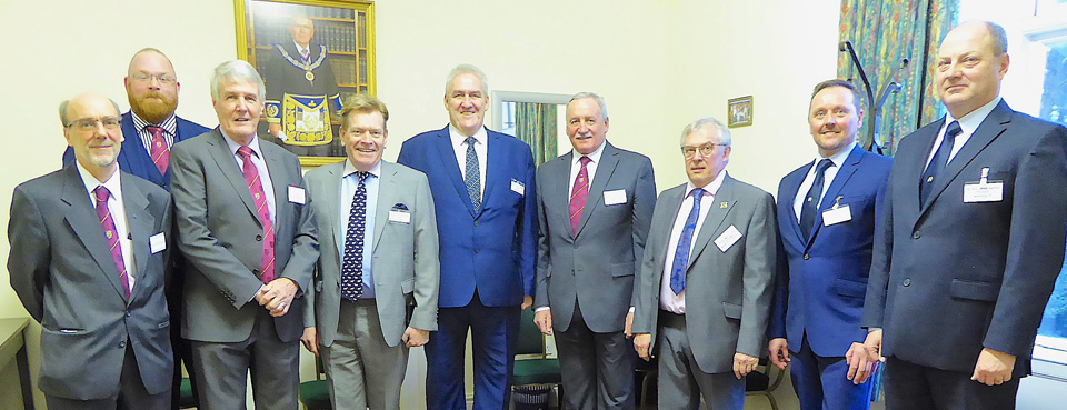The distinguished guests assemble. The distinguished guests assemble.