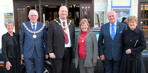Pictured from left to right, are: Maureen and Tony Harrison, the Worshipful the Mayor of Blackpool, Councillor Gary Coleman and his wife Mayoress Councillor Debbie Coleman and David and Susan Winder. Pictured from left to right, are: Maureen and Tony Harrison, the Worshipful the Mayor of Blackpool, Councillor Gary Coleman and his wife Mayoress Councillor Debbie Coleman and David and Susan Winder.