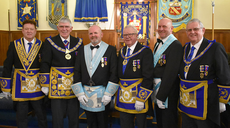 Pictured from left to right, are; Peter Schofield, Tony Harrison, Kevin Rigg, Keith Kemp, Geoff Biddulph and Stewart Seddon. Pictured from left to right, are; Peter Schofield, Tony Harrison, Kevin Rigg, Keith Kemp, Geoff Biddulph and Stewart Seddon.