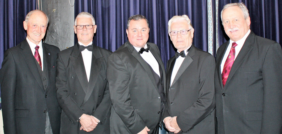 Pictured from left to right, are: Barry Jameson, Andrew Thompson, Dale Roberts, Phil Marshall and Sam Robinson Pictured from left to right, are: Barry Jameson, Andrew Thompson, Dale Roberts, Phil Marshall and Sam Robinson