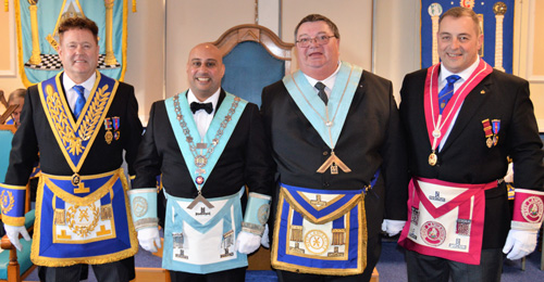 Pictured from left to right, are: Peter Schofield, Matthew Kneale, Ian Lonsdale and Scott Devine. Pictured from left to right, are: Peter Schofield, Matthew Kneale, Ian Lonsdale and Scott Devine.