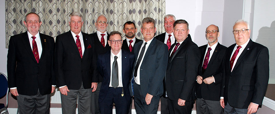 Pictured from left to right, front row are: Anthony Hall, Paul Renton, Roderick Green, Robert Hales, Leon Teasdale, David Case and Malcolm Alexander Back row: David Coulson, David Thomas and Barry Dearden Pictured from left to right, front row are: Anthony Hall, Paul Renton, Roderick Green, Robert Hales, Leon Teasdale, David Case and Malcolm Alexander Back row: David Coulson, David Thomas and Barry Dearden