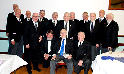 The delegation from the Isle of Man with Freddie (seated middle) The delegation from the Isle of Man with Freddie (seated middle)