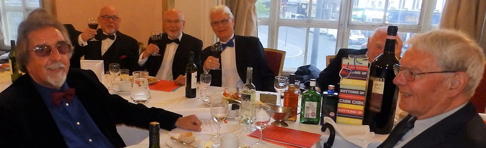 Pictured from left to right, are: Ian Elsby, John James, Phil Marshall, Brian Wake (forefront) and Tom Bass. Pictured from left to right, are: Ian Elsby, John James, Phil Marshall, Brian Wake (forefront) and Tom Bass.