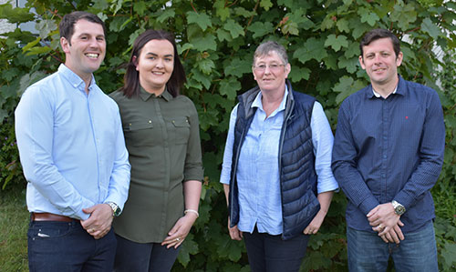 Pictured from left to right, are; Dan Greaves, Ellyse Rochford, Lynne Dingle and Allan Ritchie. Pictured from left to right, are; Dan Greaves, Ellyse Rochford, Lynne Dingle and Allan Ritchie.