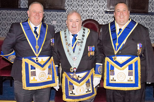 Pictured from left to right, are Andrew, Ken and Stewart Dobie. Pictured from left to right, are Andrew, Ken and Stewart Dobie.