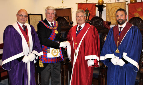 Pictured from left to right, are: Darren Gregory, Paul Renton, Howard Carr and Christian Hansford Pictured from left to right, are: Darren Gregory, Paul Renton, Howard Carr and Christian Hansford