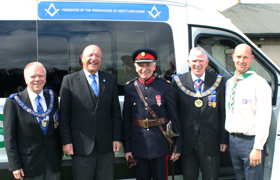 Pictured from Left to right, are: Derek Parkinson, Steve Kayne, John Barnett MBE, Tony Harrison and George Binns. Pictured from Left to right, are: Derek Parkinson, Steve Kayne, John Barnett MBE, Tony Harrison and George Binns.