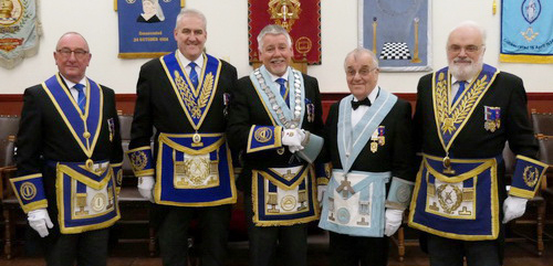Pictured from left to right, are: Neil Pedder, Andrew Whittle, Bob Williams, John Horn and David Redhead. Pictured from left to right, are: Neil Pedder, Andrew Whittle, Bob Williams, John Horn and David Redhead.