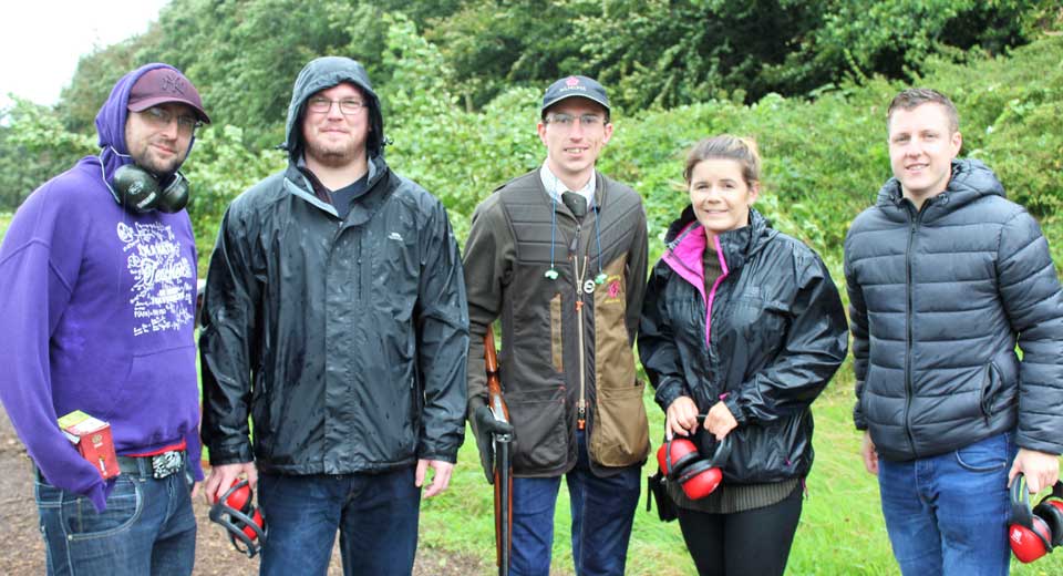 Pictured from left to right, are: Alex Thompson, Will Buchanan, Chris Bruffell (Instructor), Laura Eastwood and Jordan Brown.
