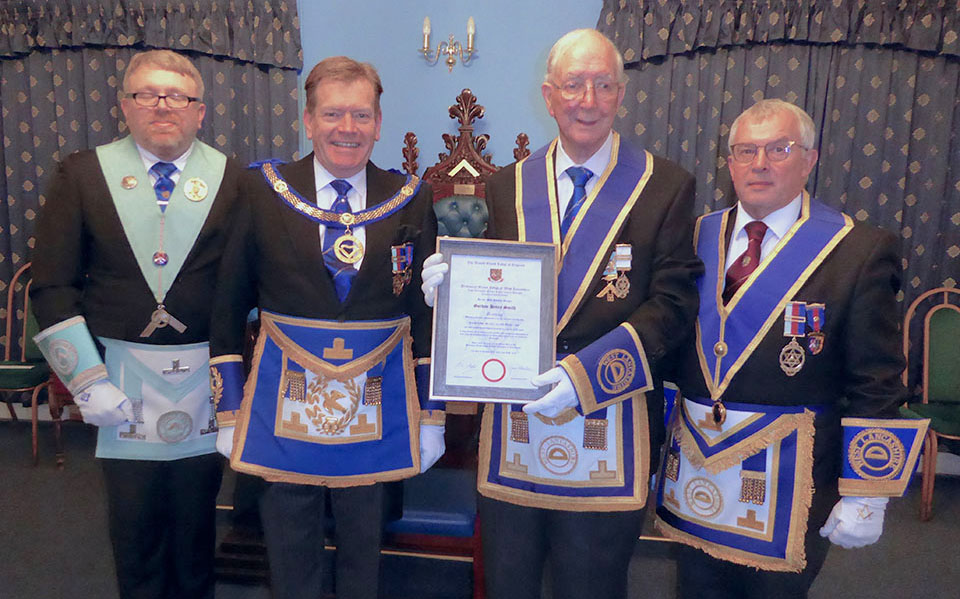Pictured from left to right, are: Alan Ledger, Kevin Poynton, Gordon Smith and Mike Cunliffe Pictured from left to right, are: Alan Ledger, Kevin Poynton, Gordon Smith and Mike Cunliffe