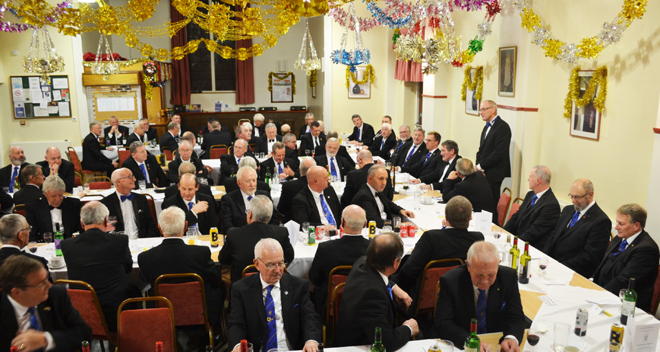 A very full festive ‘Festive Board’. A very full festive ‘Festive Board’.