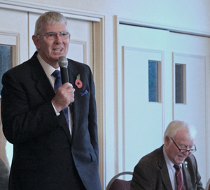 Tony welcomes the delegates to the seminar. Tony welcomes the delegates to the seminar.