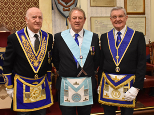 Pictured from left to right, are: Rowly Saunders, Thomas Irving and Jim Richards. Pictured from left to right, are: Rowly Saunders, Thomas Irving and Jim Richards.