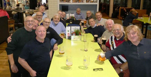 The Bryn boys enjoying the good food, beer and great company. The Bryn boys enjoying the good food, beer and great company.