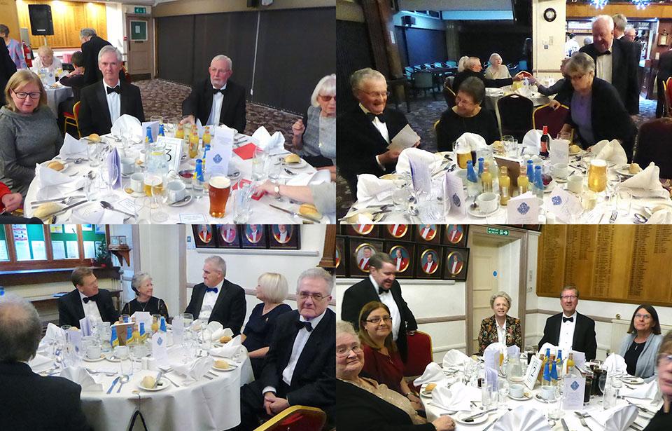 The diners remained in good spirit. The diners remained in good spirit.