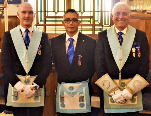 Pictured from left to right, are; Matty Bolton, Ferdinand Paule and David Baker. Pictured from left to right, are; Matty Bolton, Ferdinand Paule and David Baker.